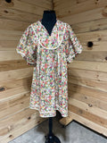 Floral Puff Sleeve Dress