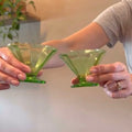 Uranium Glass Dessert Dish #2
