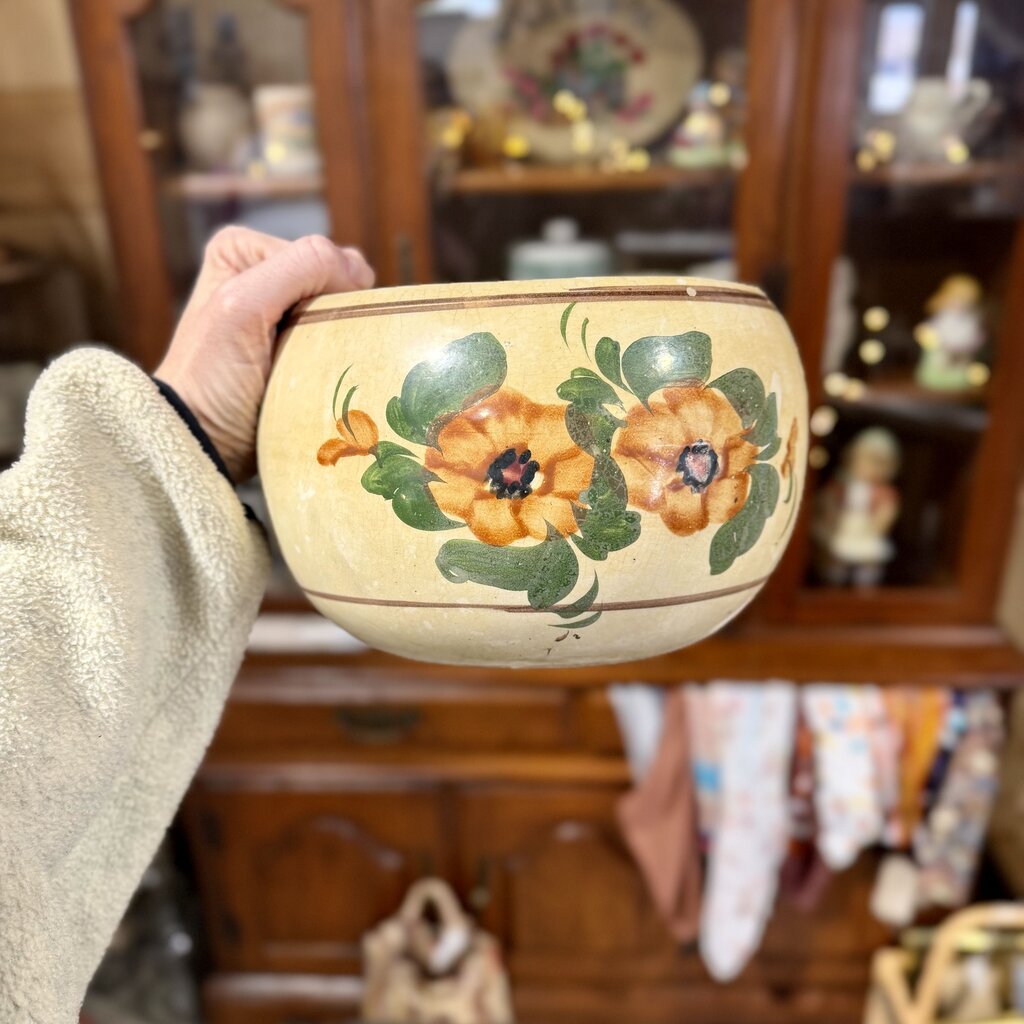Floral Painted Planter