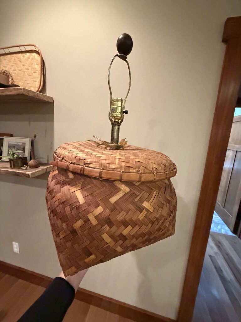 Large Basket Lamp