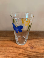 Floral Glass Tumbler