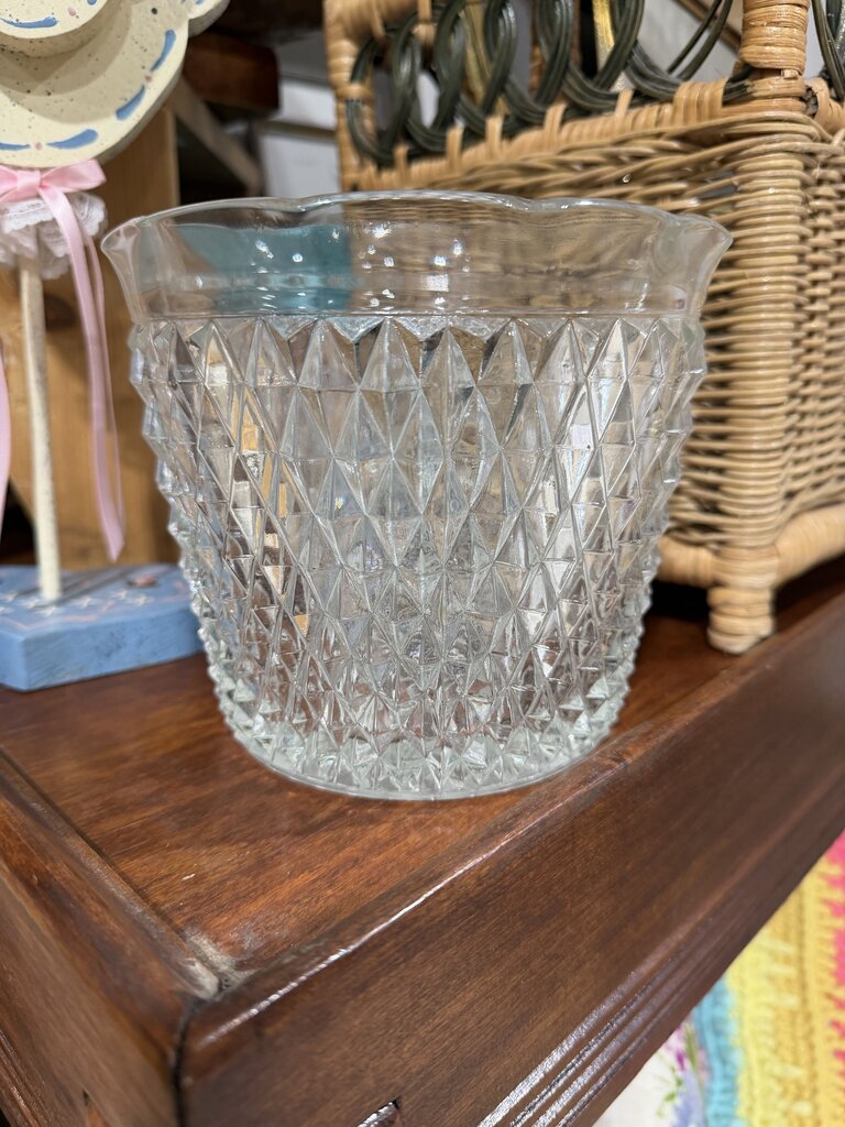 5.5" Glass Ice Bucket