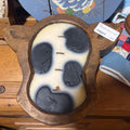 Wood Cow Candle