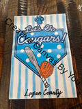 Logan County Baseball/Softball Water Resistant Garden Flag