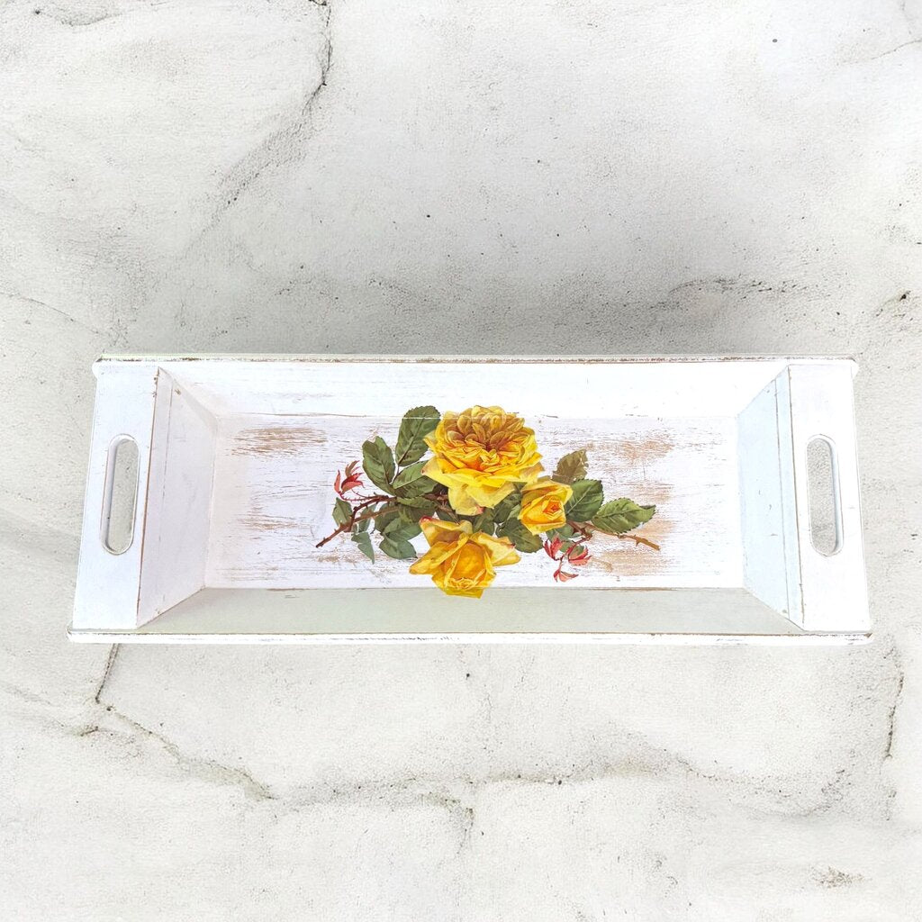 White Bowl Tray