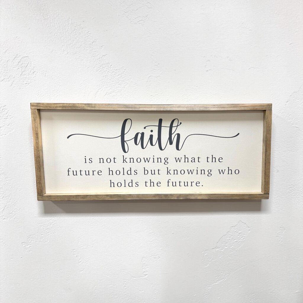 Faith Wall Sign