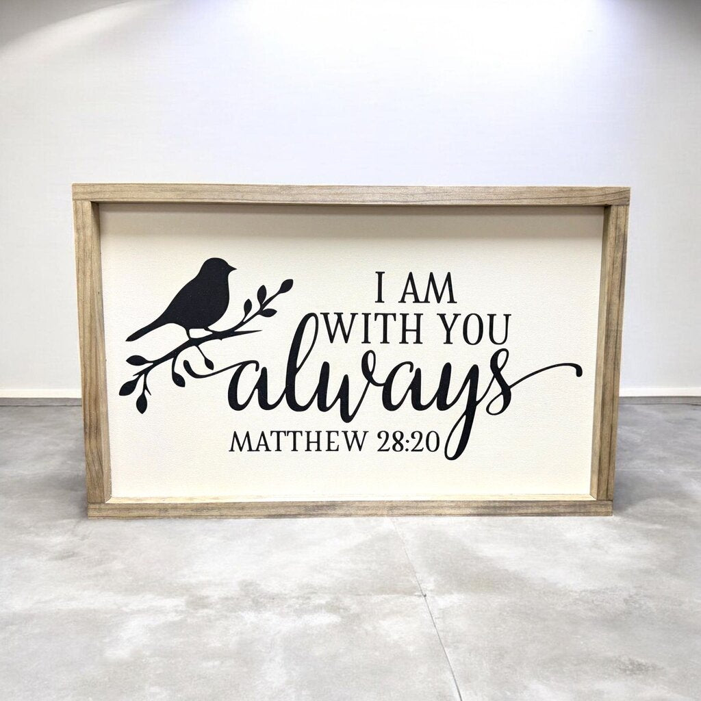 With You Wall Sign