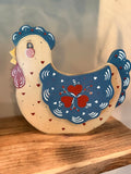 Handpainted Wooden Chicken
