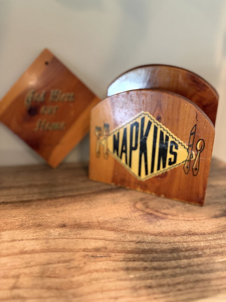 Wooden Napkin Holder