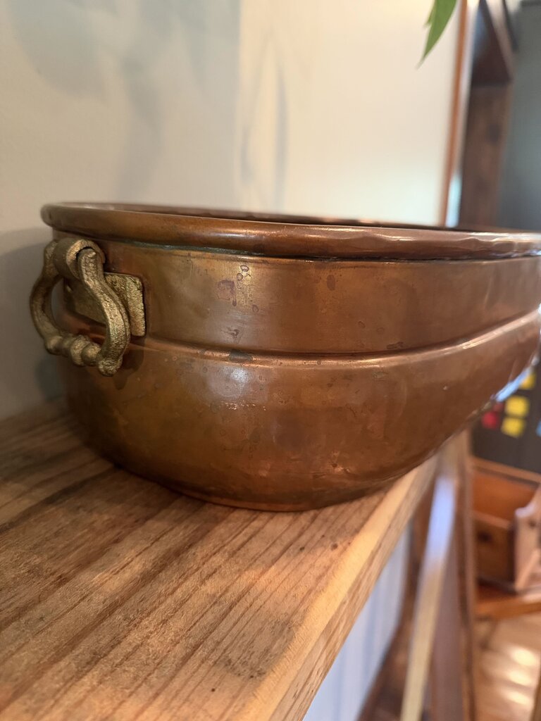 Copper Planter with handles