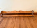 50" large wall shelf with quilt rack