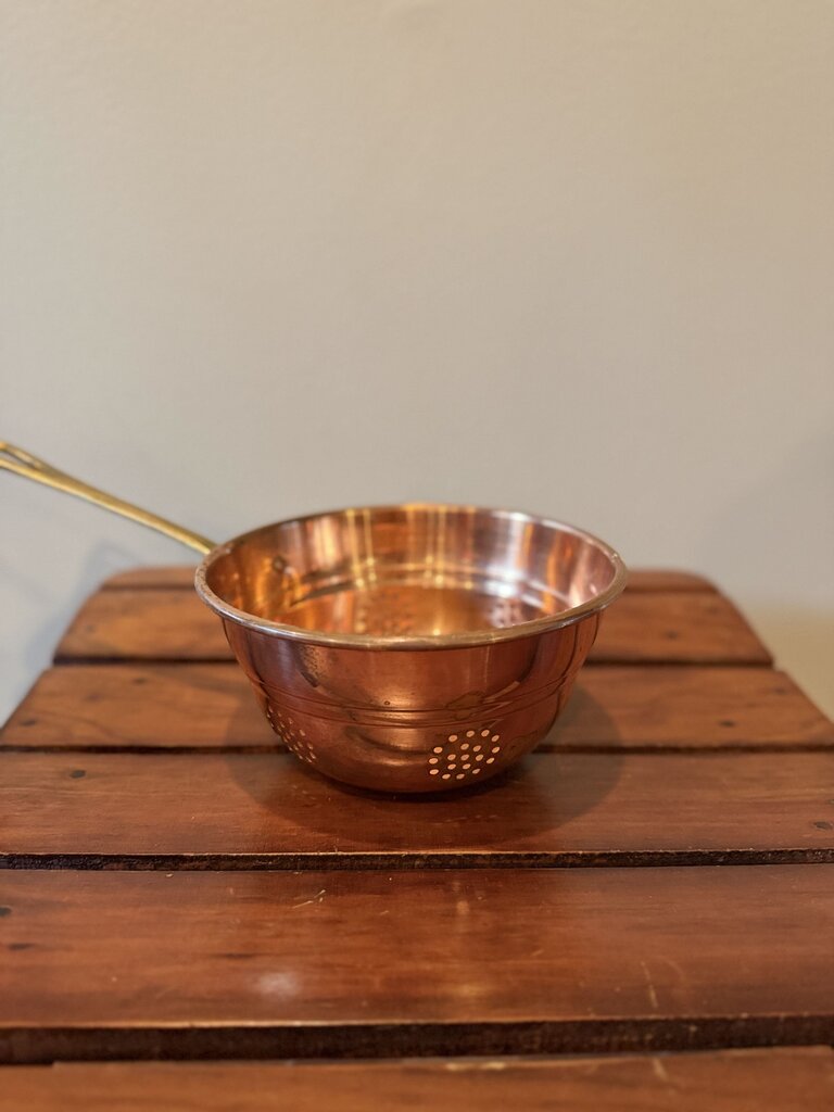 Small Copper Collander with handle