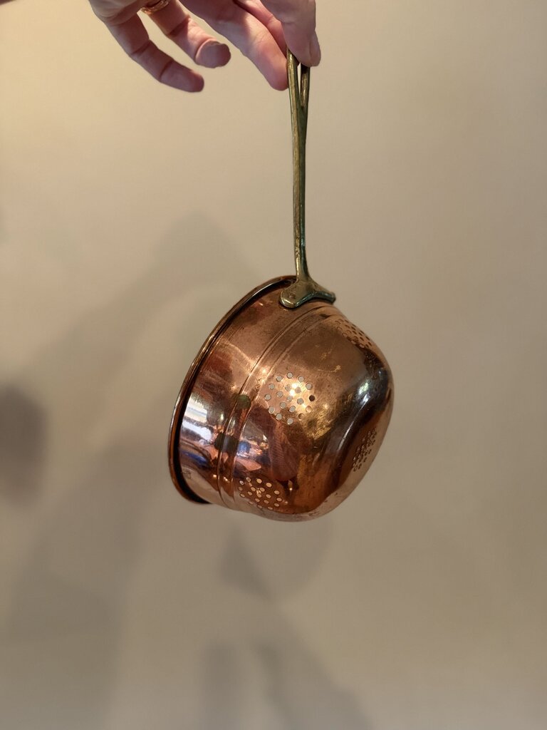 Small Copper Collander with handle