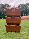 Wooden Heart Wall Organizer