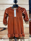 Fall Velvet Caramel Dress 6