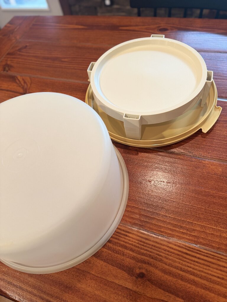 Tupperware Carrier w/Cake Stand