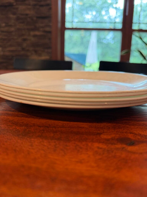 (5) White Corelle Plates