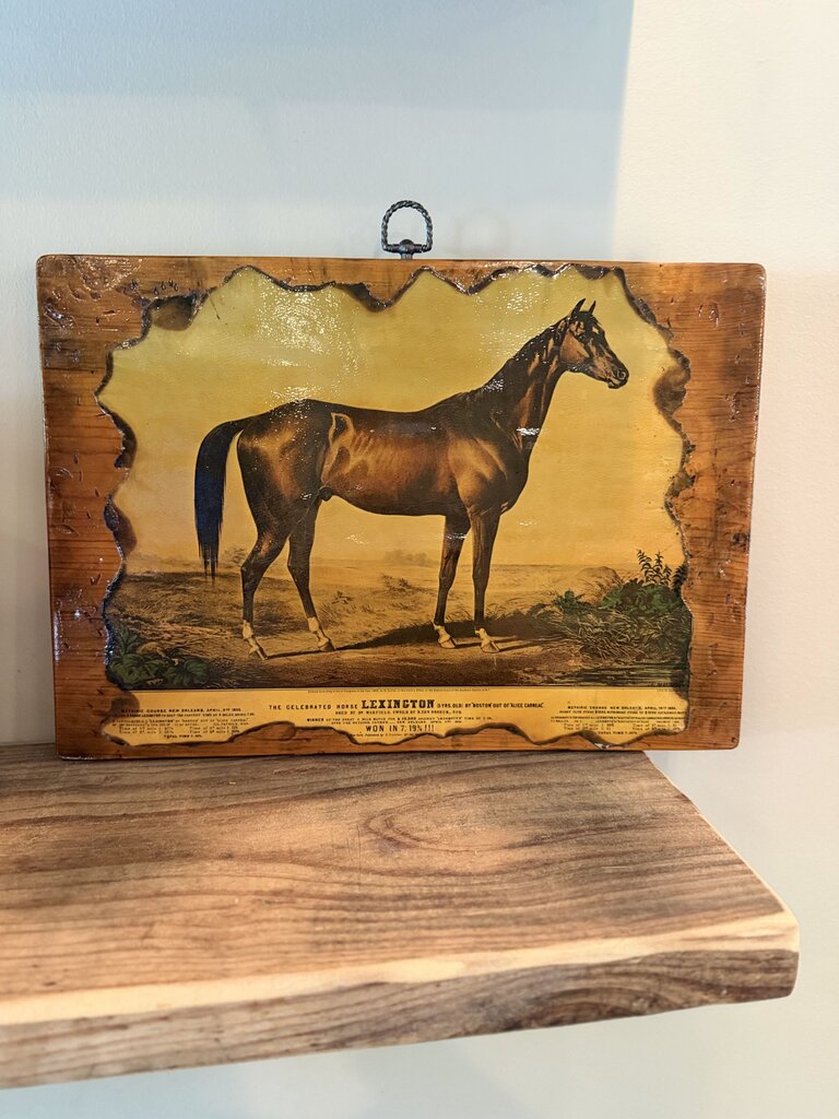 Lexington Horse Wooden Wall Hanging