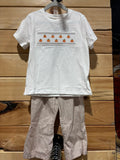 Beige Smocked Pumpkin Set 4