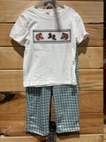 Western Horse Plaid Set 2