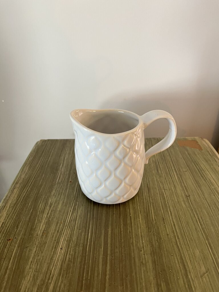 McCoy Ivory Quilted Pitcher