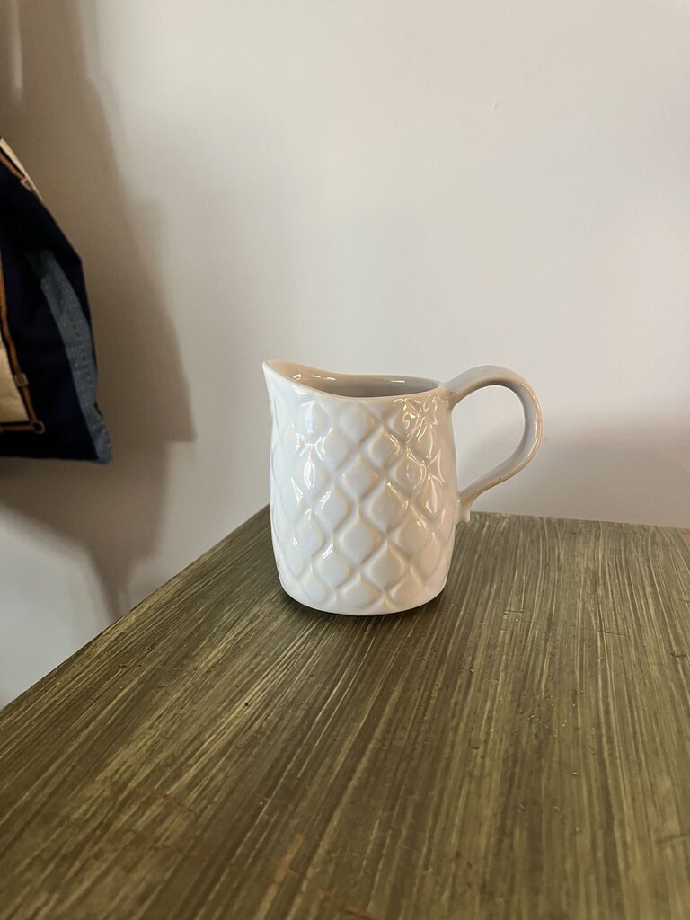 McCoy Ivory Quilted Pitcher