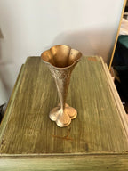 Japanese Metal Trumpet Bud Vase