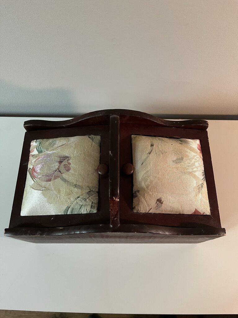 Sewing Box with Cushion & Handle