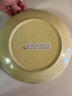 Rooster Folk Art Handpainted Plate