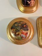 Religious Set of 5 Gold Ornate Wall Hangings