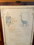 Nursery This I Would Be Poem Wooden Wall Hanging