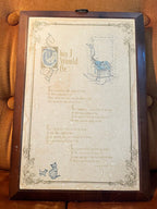 Nursery This I Would Be Poem Wooden Wall Hanging