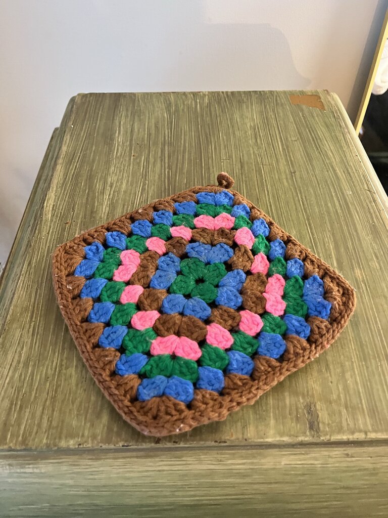 Handmade Crochet Trivet/Kitchen Pot Holder