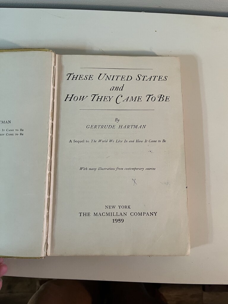 These United States Hardcover Book