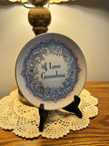 I Love Grandma Porcelain Collectors Plate