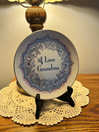 I Love Grandma Porcelain Collectors Plate