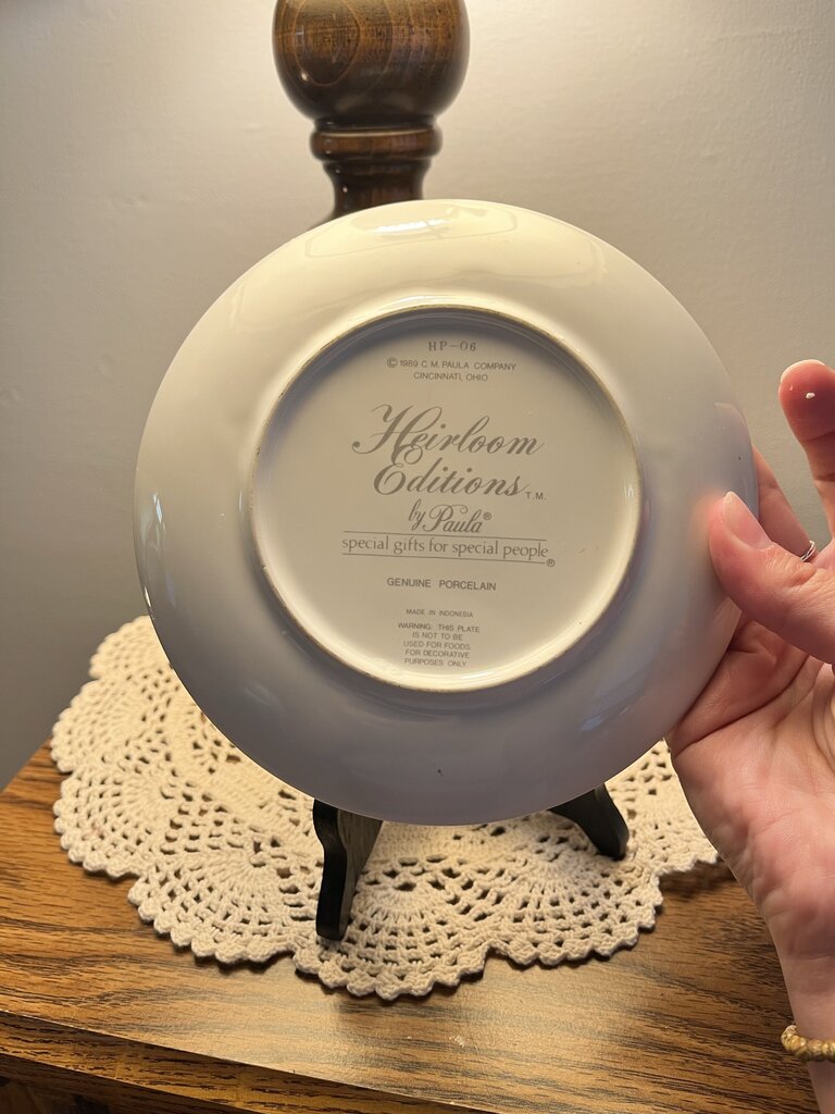 I Love Grandma Porcelain Collectors Plate