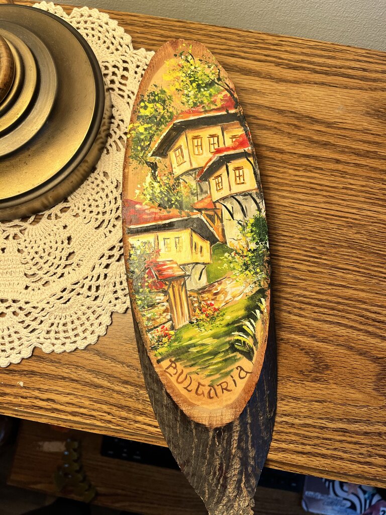 Handpainted Wooden Bulgaria Decor