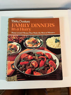 70's Betty Crocker's Family Dinners in a Hurry Recipe Book