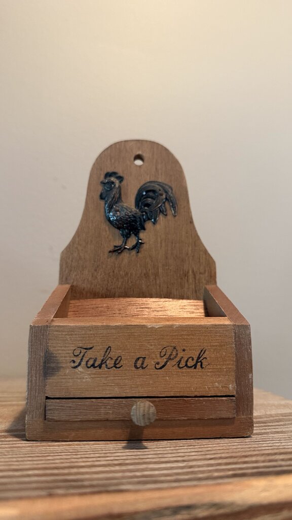 Wooden Toothpick Holder