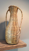 Tall Wicker Vase Basket