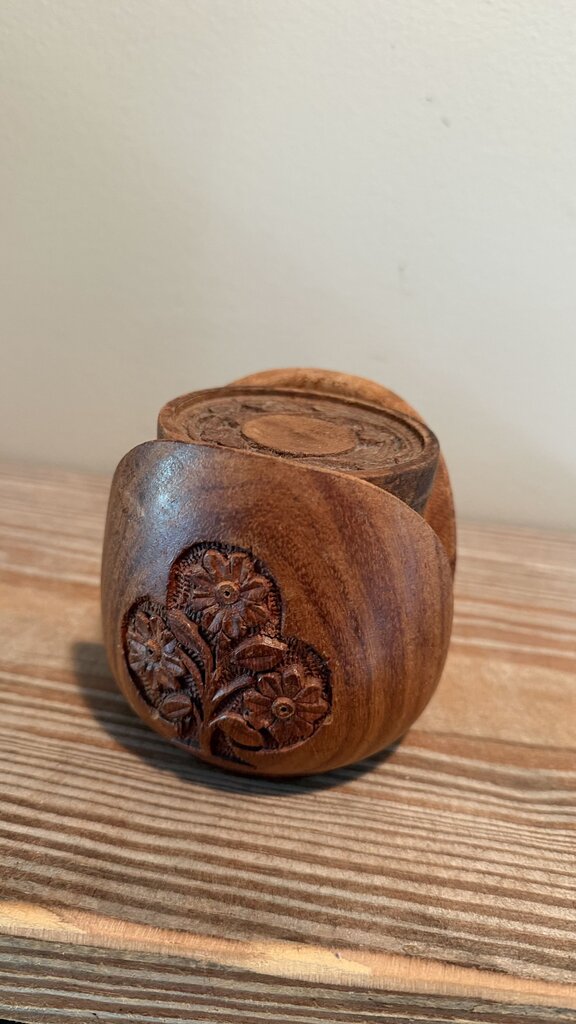 Wooden Floral Coasters