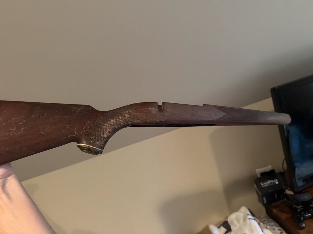 Wooden gun stock
