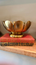 Brass Scalloped Decor Bowl