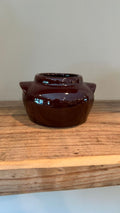 USA Hall Pottery Brown Bean Pot