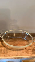 Pyrex Clear Glass Baking Dish w/handles USA