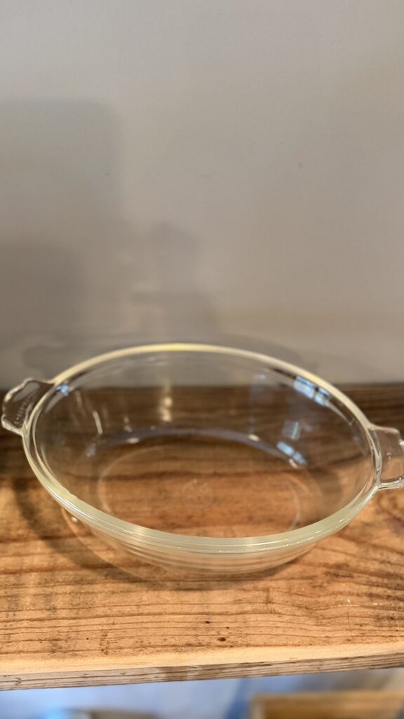 Pyrex Clear Glass Baking Dish w/handles USA