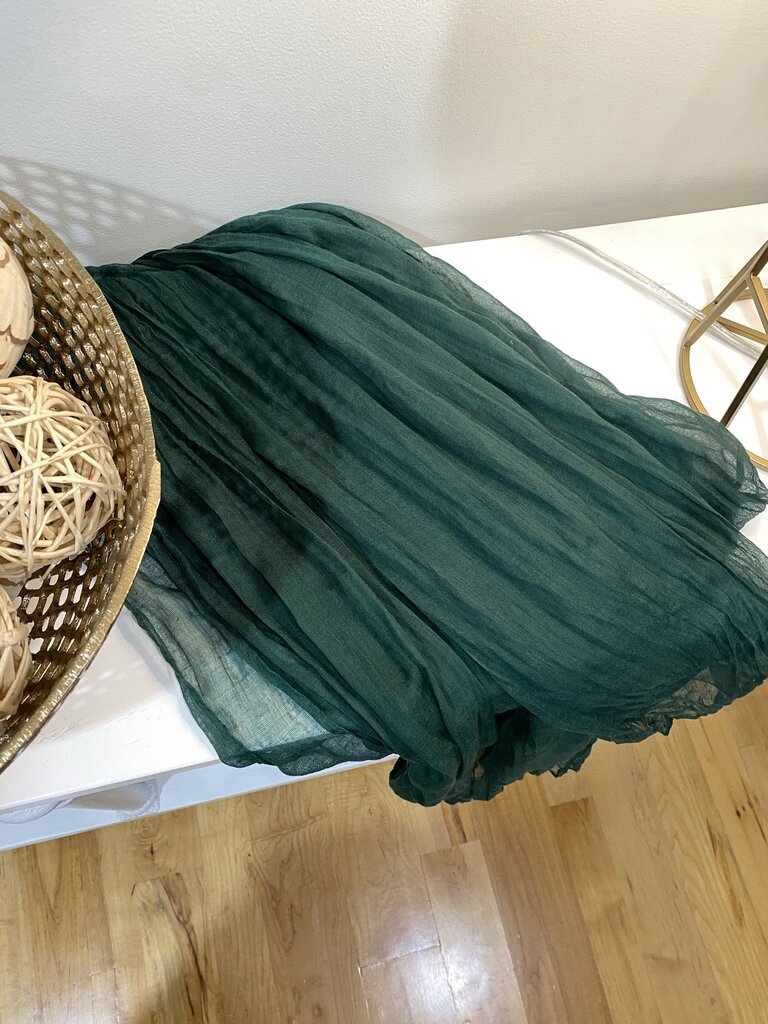 Dark Green Scarf/Table Runner