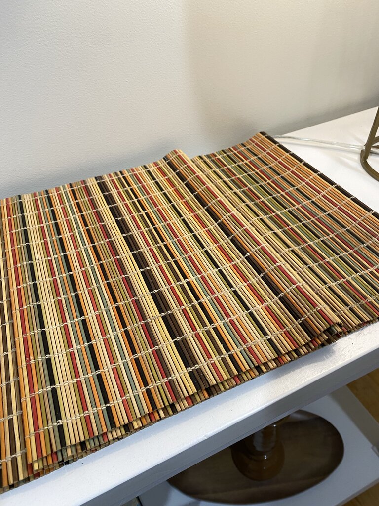 Multicolor Bamboo Placemat Runner