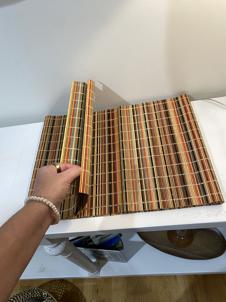 Multicolor Bamboo Placemat Runner